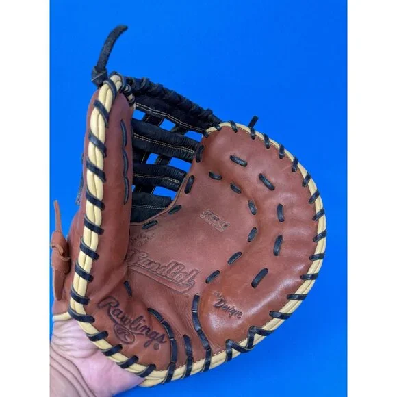 Rawlings Sandlot 1st Base Glove Pro Mitt Brown Black 12.5 in Baseball RHT SFM18 - Picture 1 of 8